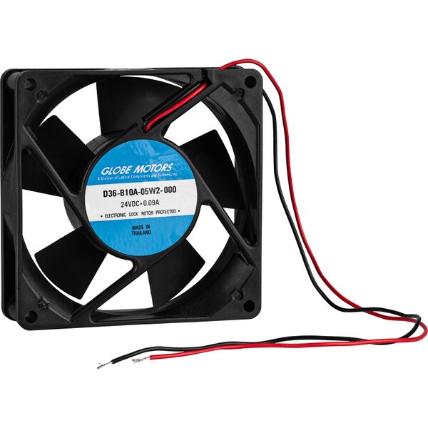 Main product image for Globe Motors D36-B10A-05W2-000 92 x 25mm Fan 24 VDC with 12" Lead Wires 2400 RPM259-2024